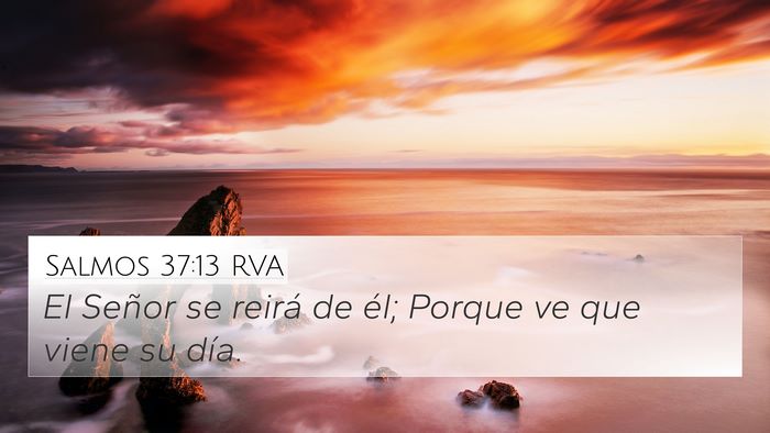 Salmos 37:13 RVA Bible Verse Image