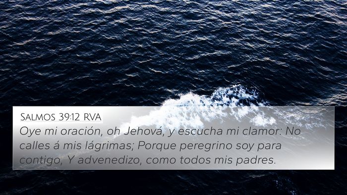 Salmos 39:12 RVA Bible Verse Image