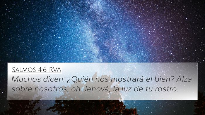 Salmos 4:6 RVA Bible Verse Image