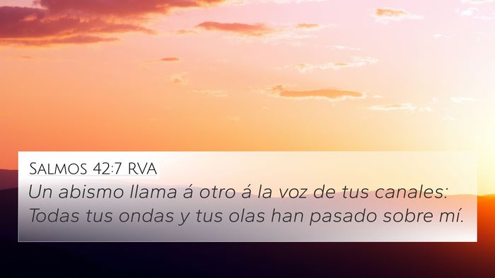 Salmos 42:7 RVA Bible Verse Image