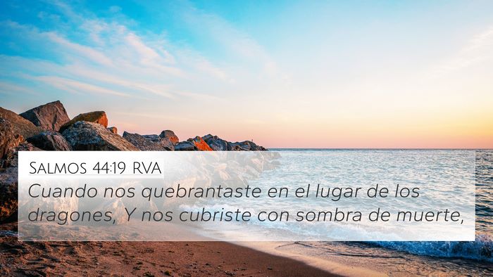 Salmos 44:19 RVA Bible Verse Image
