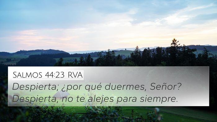 Salmos 44:23 RVA Bible Verse Image
