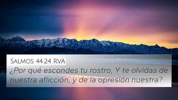 Salmos 44:24 RVA Bible Verse Image