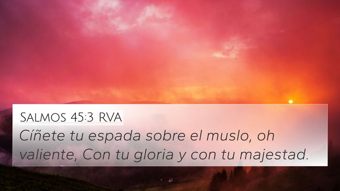 Salmos 45:3 RVA Bible Verse Image