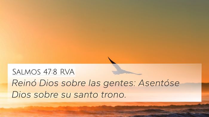 Salmos 47:8 RVA Bible Verse Image