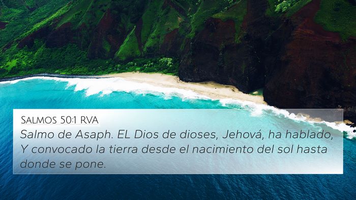 Salmos 50:1 RVA Bible Verse Image