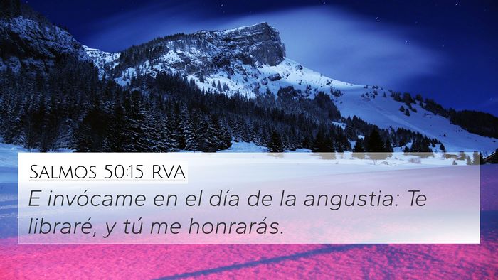 Salmos 50:15 RVA Bible Verse Image