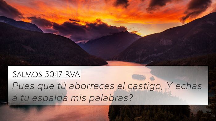 Salmos 50:17 RVA Bible Verse Image