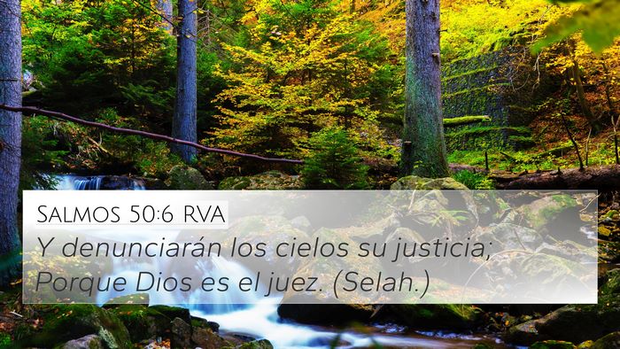 Salmos 50:6 RVA Bible Verse Image