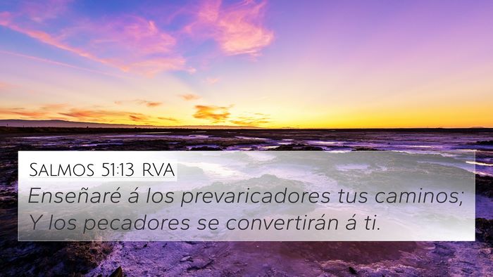 Salmos 51:13 RVA Bible Verse Image