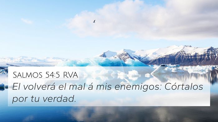 Salmos 54:5 RVA Bible Verse Image