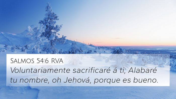 Salmos 54:6 RVA Bible Verse Image