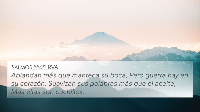 Salmos 55:21 RVA Bible Verse Image