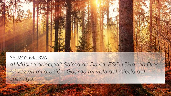 Salmos 64:1 RVA Bible Verse Image