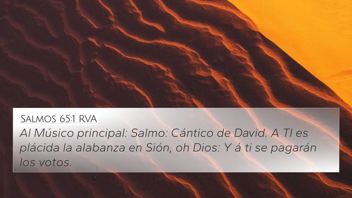 Salmos 65:1 RVA Bible Verse Image