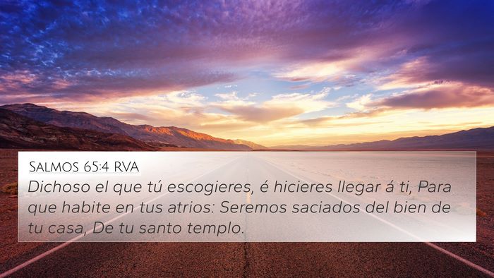Salmos 65:4 RVA Bible Verse Image