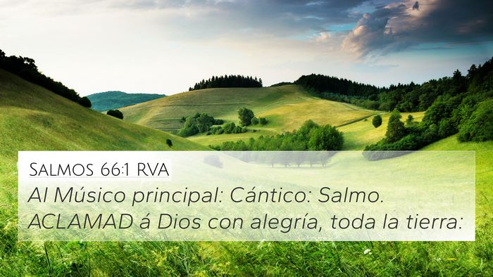 Salmos 66:1 RVA Bible Verse Image