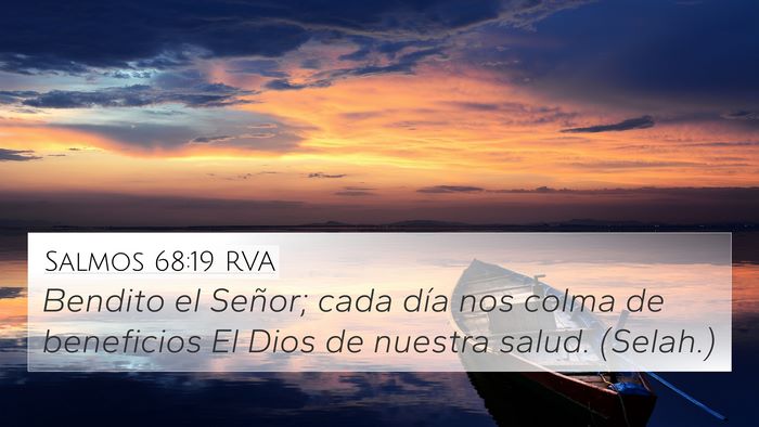Salmos 68:19 RVA Bible Verse Image
