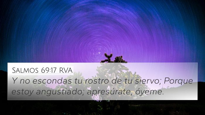 Salmos 69:17 RVA Bible Verse Image
