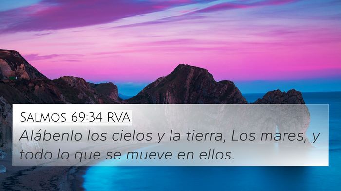Salmos 69:34 RVA Bible Verse Image