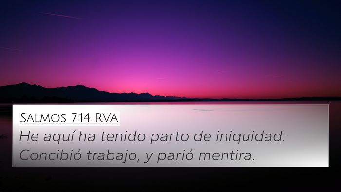 Salmos 7:14 RVA Bible Verse Image