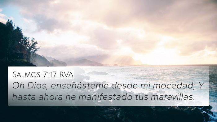 Salmos 71:17 RVA Bible Verse Image