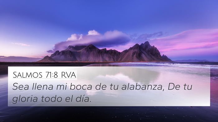 Salmos 71:8 RVA Bible Verse Image