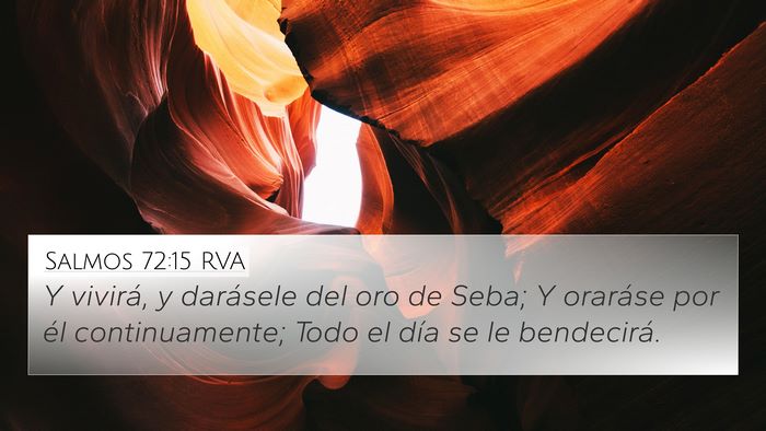 Salmos 72:15 RVA Bible Verse Image