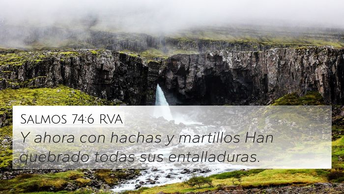 Salmos 74:6 RVA Bible Verse Image