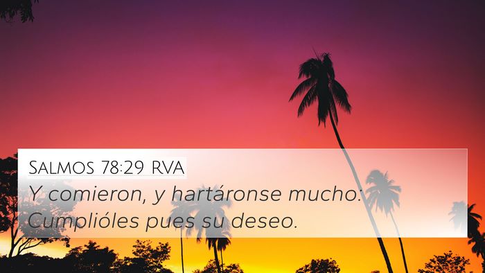Salmos 78:29 RVA Bible Verse Image