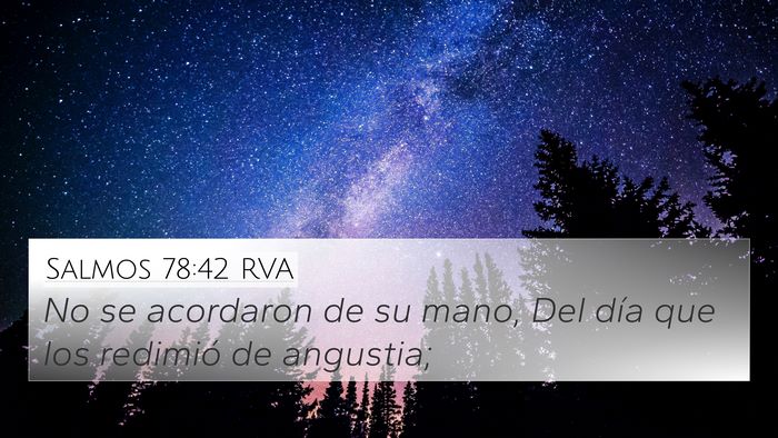 Salmos 78:42 RVA Bible Verse Image