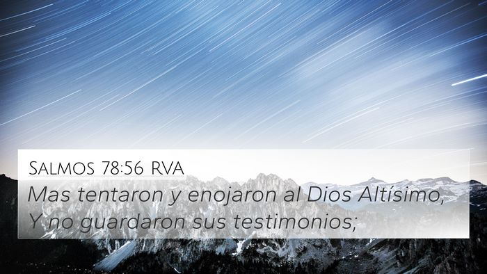 Salmos 78:56 RVA Bible Verse Image