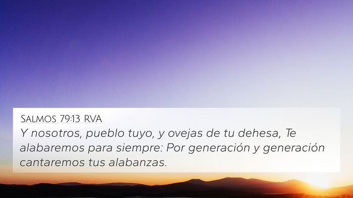 Salmos 79:13 RVA Bible Verse Image