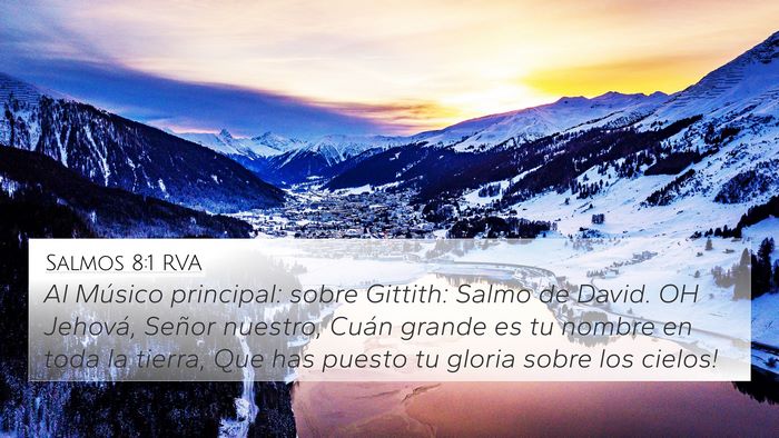 Salmos 8:1 RVA Bible Verse Image
