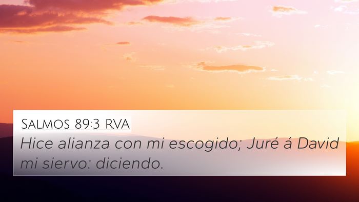 Salmos 89:3 RVA Bible Verse Image