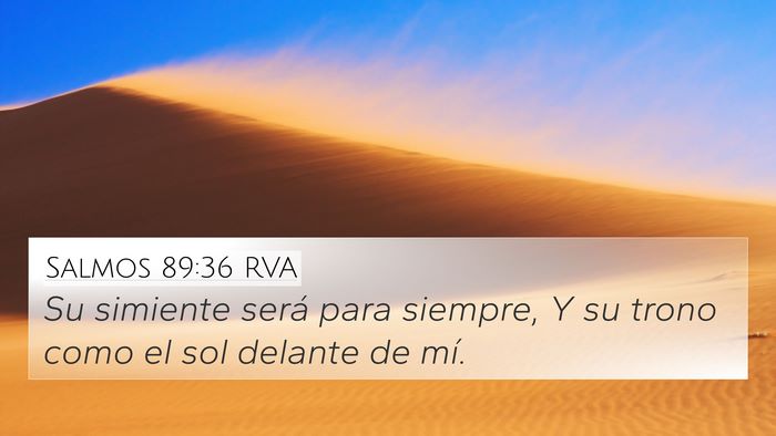Salmos 89:36 RVA Bible Verse Image