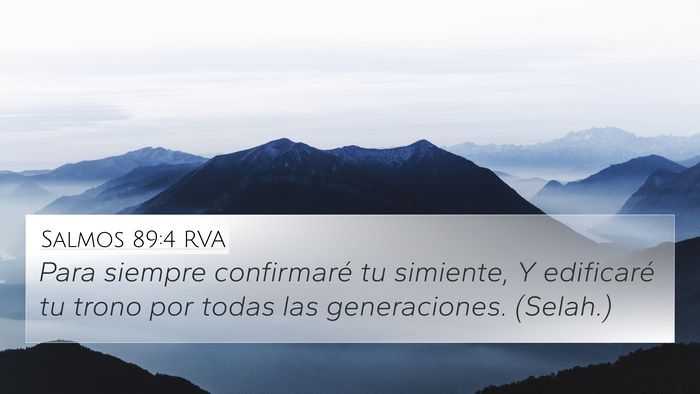 Salmos 89:4 RVA Bible Verse Image