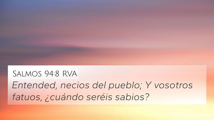 Salmos 94:8 RVA Bible Verse Image