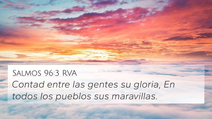 Salmos 96:3 RVA Bible Verse Image