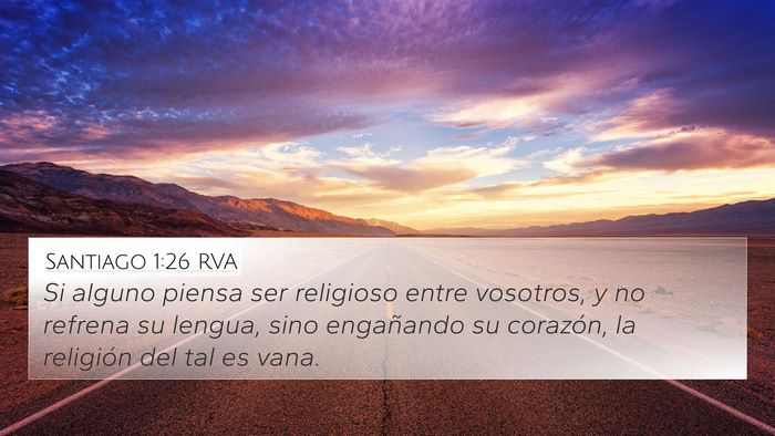 Santiago 1:26 RVA Bible Verse Image