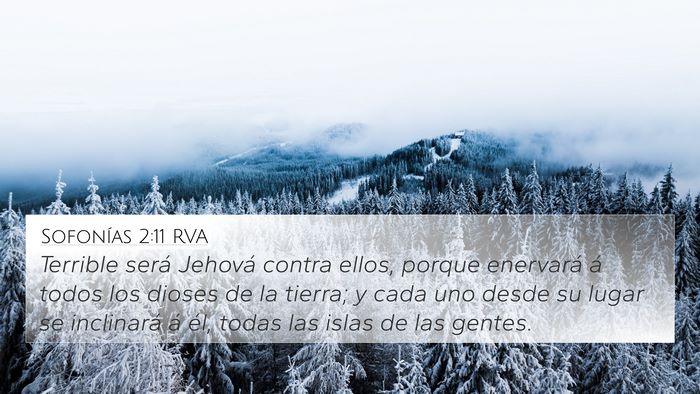 Sofonías 2:11 RVA Bible Verse Image