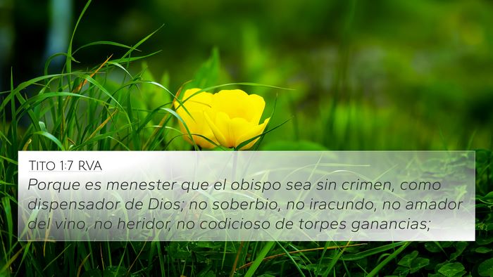 Tito 1:7 RVA Bible Verse Image