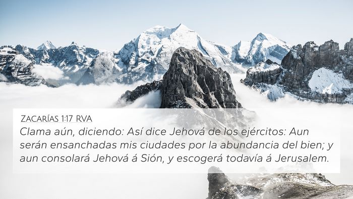 Zacarías 1:17 RVA Bible Verse Image