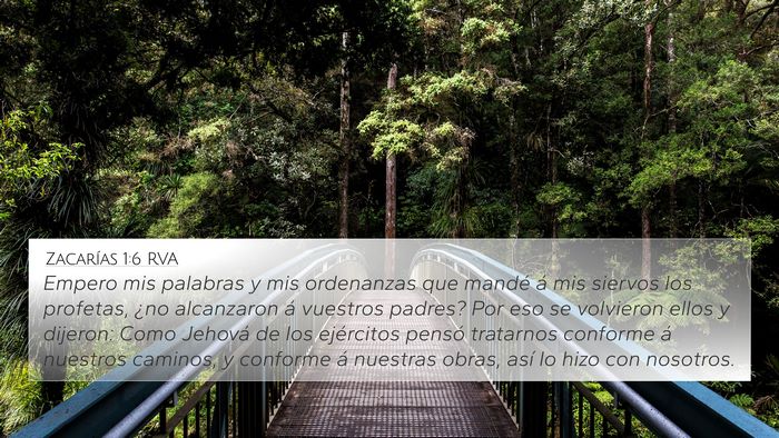 Zacarías 1:6 RVA Bible Verse Image
