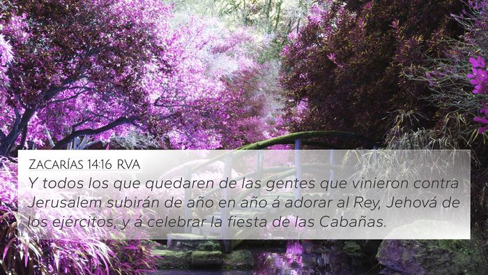 Zacarías 14:16 RVA Bible Verse Image