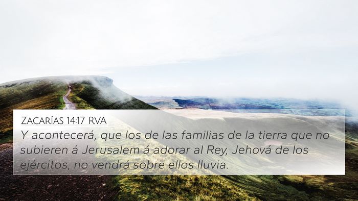 Zacarías 14:17 RVA Bible Verse Image