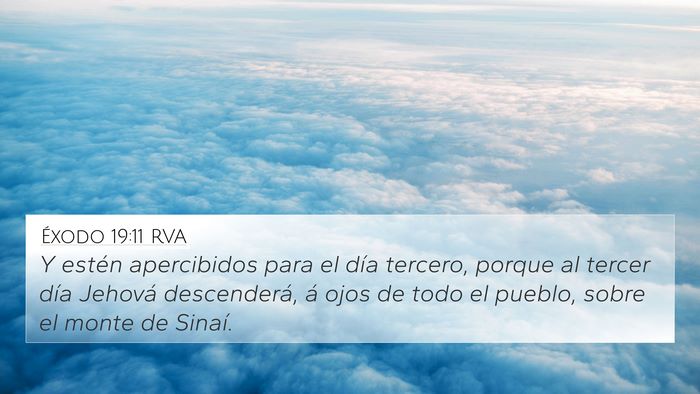 Éxodo 19:11 RVA Bible Verse Image