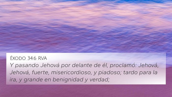 Éxodo 34:6 RVA Bible Verse Image
