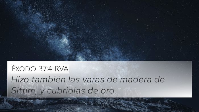 Éxodo 37:4 RVA Bible Verse Image