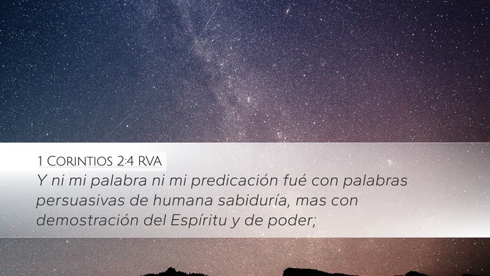 1 Corintios 2:4 RVA Bible Verse Image